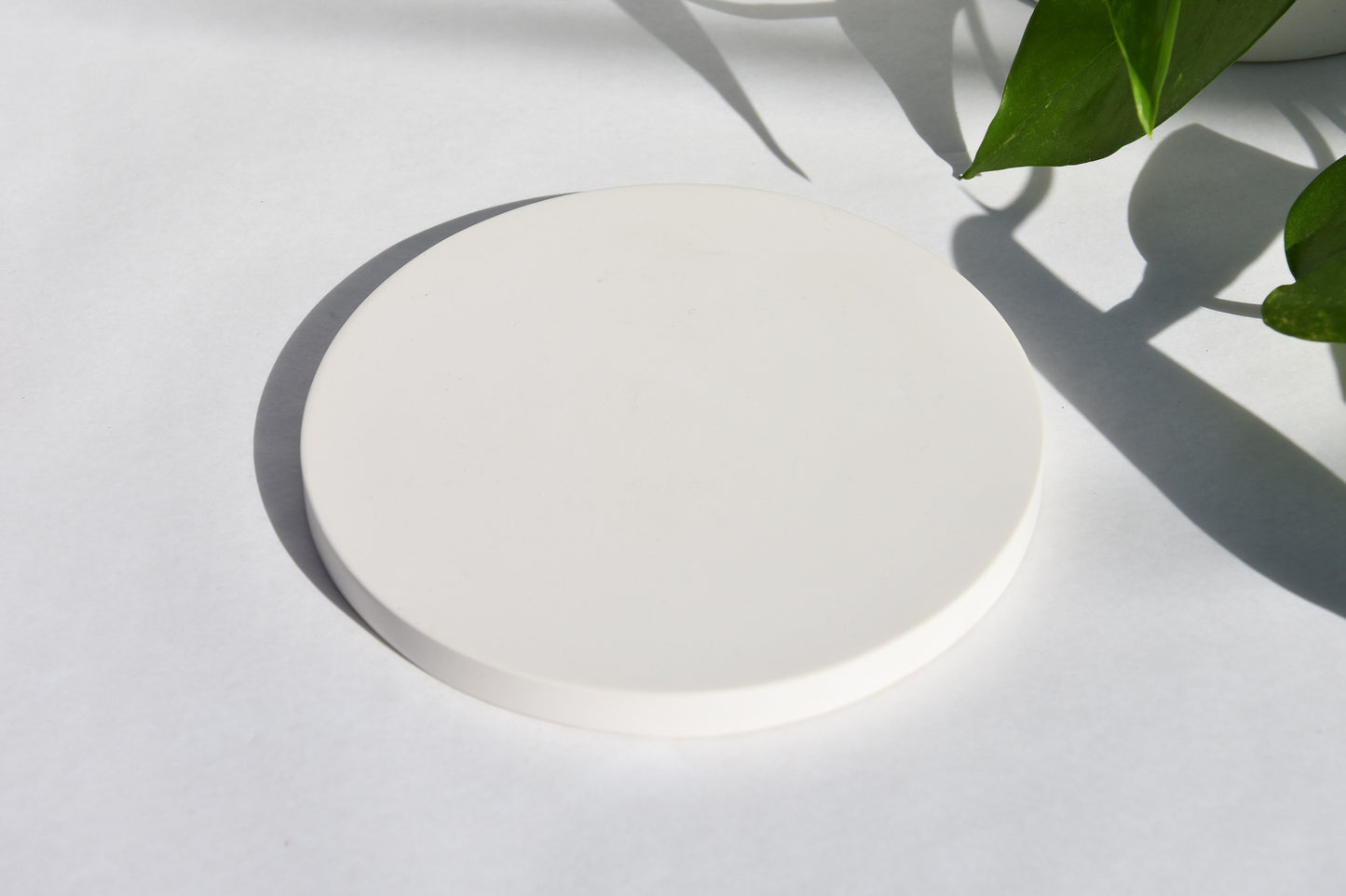 VASSOIO rotondo | Portacandele | Bianco