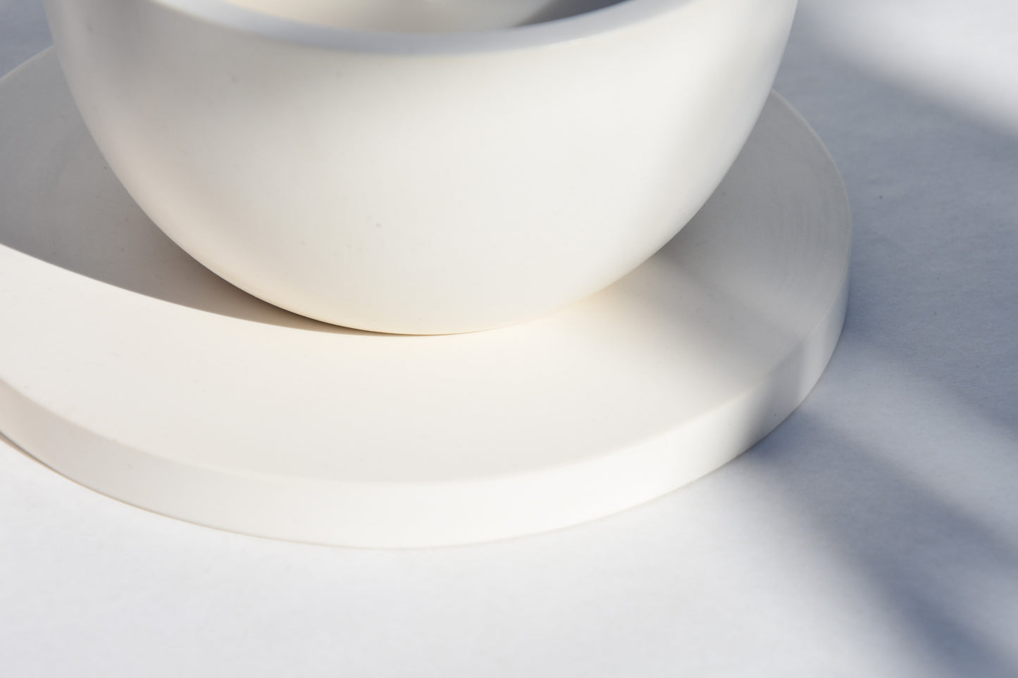 VASSOIO rotondo | Portacandele | Bianco