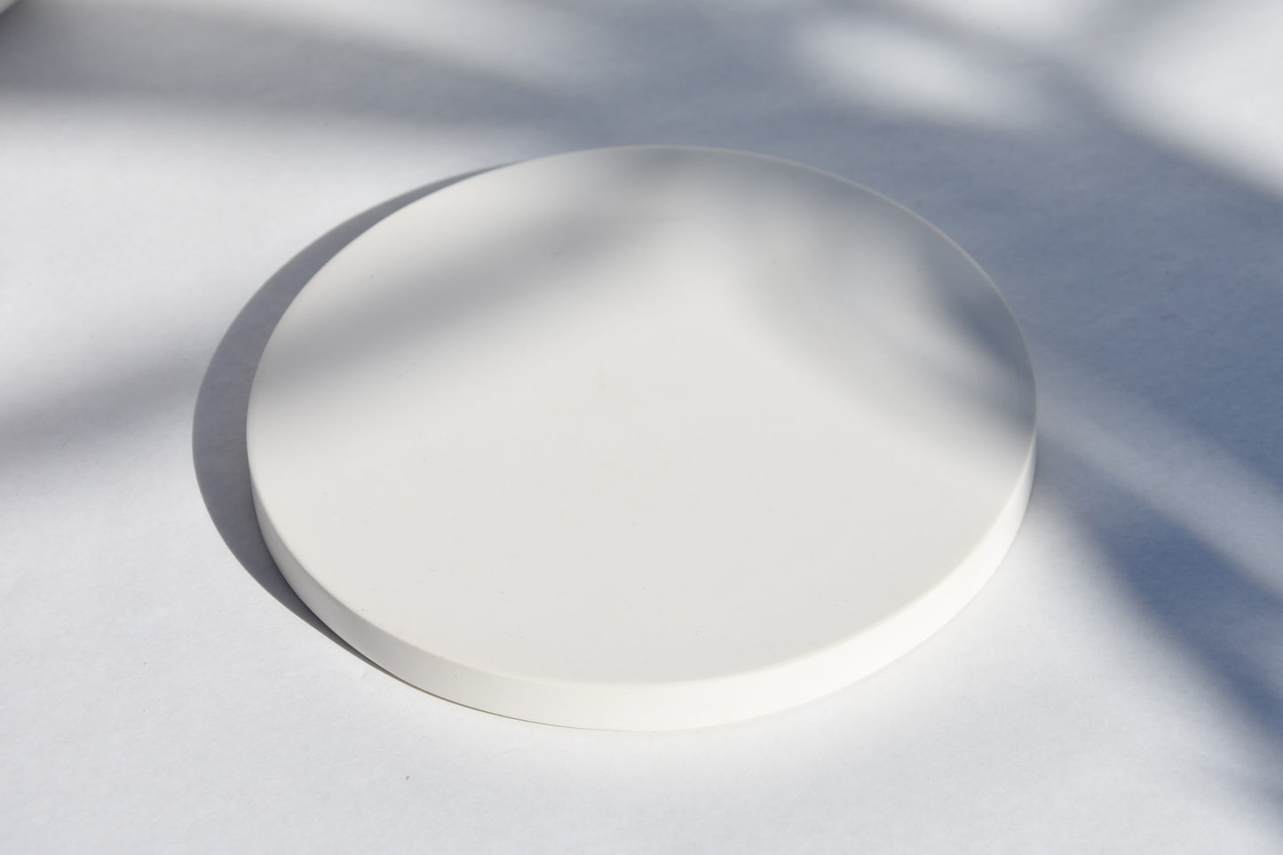 VASSOIO rotondo | Portacandele | Bianco