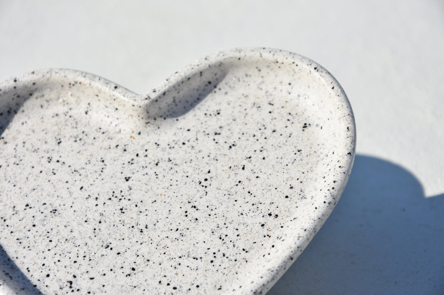 VASSOIO a forma di Cuore | Vassoio per gioielli | Stone Effect