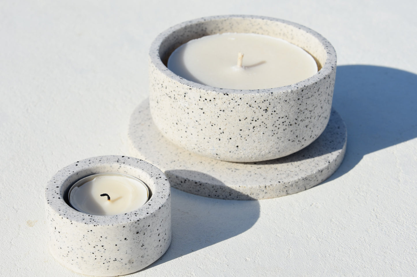 PORTACANDELINA | Portacandela per tealight | Stone Effect