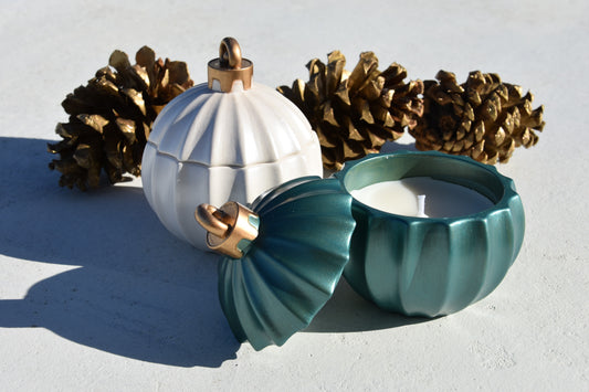 CANDELA | Pallina di Natale | Cera di soia