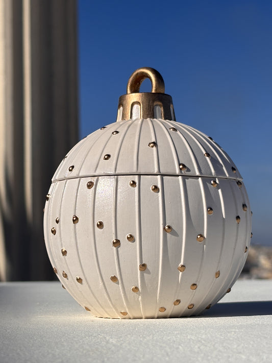 Portagioie | Contenitore | Portacandela - Pallina di Natale