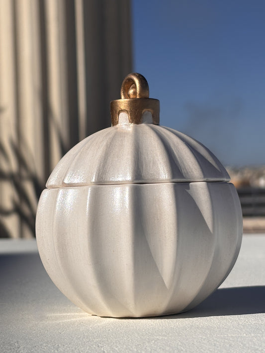 Portagioie | Contenitore | Portacandela - Pallina di Natale