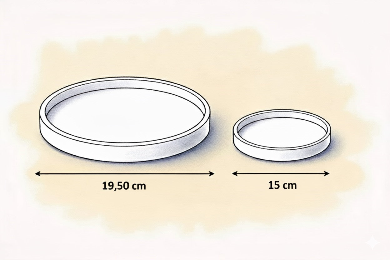 VASSOIO rotondo | Vassoio per gioielli | Bianco