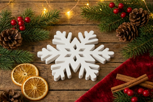 PORTACANDELE | Sottotazza | Fiocco di Neve